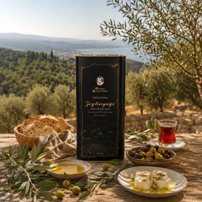 İzzettinbey Gold Serisi — Erken Hasat Soğuk Sıkım Zeytinyağı 5LT | Seher Vaktinin Ayazı
